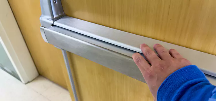 Installing a Push Bar on a Door Sierra Vista